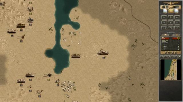 Africa Corps (DLC для игры Panzer Corps) прохождение #12. Октябрь 1942 г. Битва за Палестину. смотреть онлайн