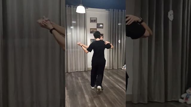 Учим танго. ТСК Натали. Тверь. Learning Tango. Ballroom Dance practice in Russia. 2021.