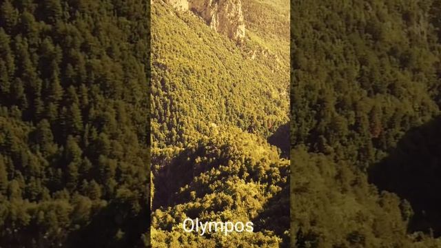 Mountain Olympos from high up