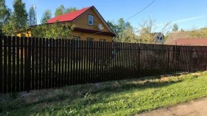 Забор из евроштакетника в СПб и Ленобласти
