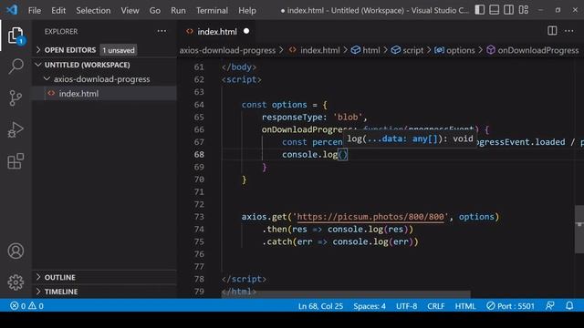 Download Progress Bar with Axios – JavaScript Tutorial смотреть онлайн