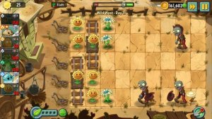 Прохождение Растения против зомби 2, Дикий запад, 14-й день