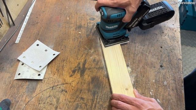 Makita DBO480Z Akku Schwingschleifer Test  Olis Welt