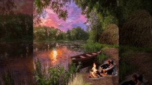 Выткался на озере алый свет зари(Андрей Бандера)