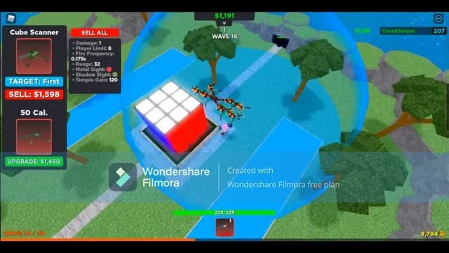 Checking and testing the new primed minigun paragon! | Cube Defense (Roblox) смотреть онлайн