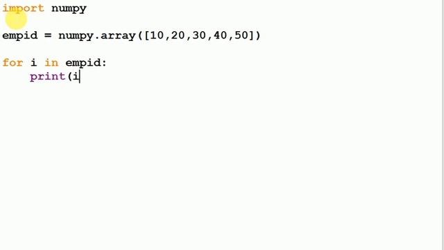 numpy in Python смотреть онлайн