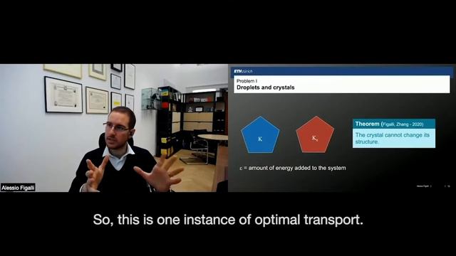 Alessio Figalli at GYSS 2021 - Optimal transport: From nature to machine learning