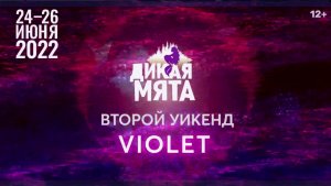 «Дикая Мята. VIOLET» (24-26 июня) — Weekend 2