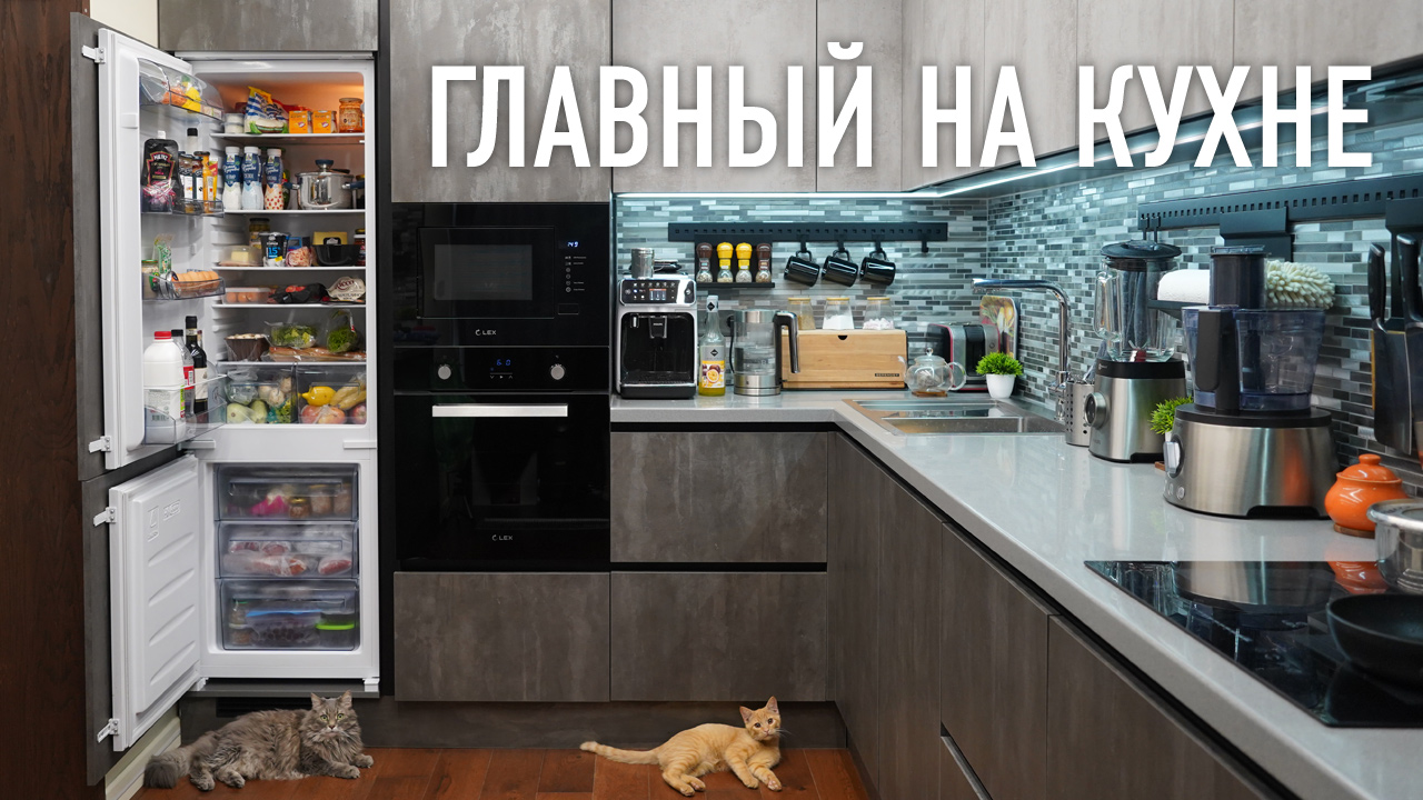 Как выбрать встраиваемый холодильник на кухню