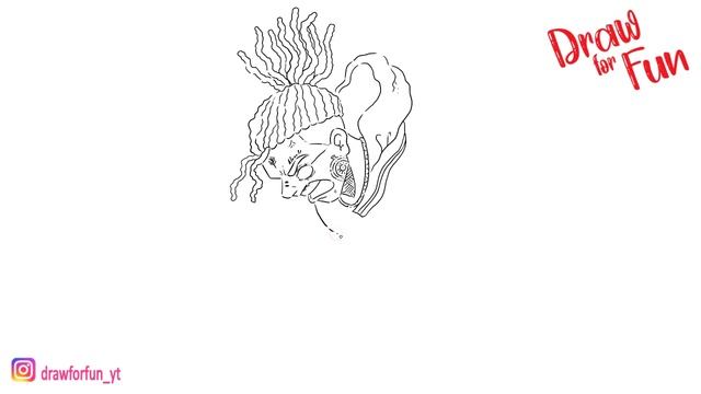 How to draw XXXTentacion | Fan Art смотреть онлайн