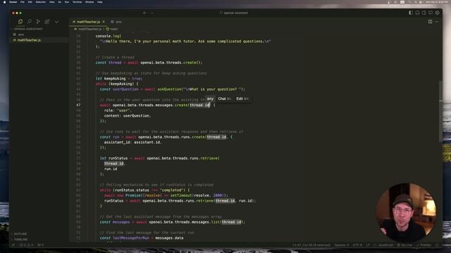OpenAI Assistants API coding tutorial