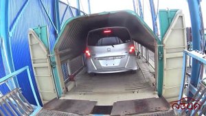 Распаковка посылки из Японии. Выгрузка ЖД вагона в Омске - снова 10 машин!