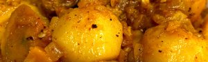 Вкуснейшее жаркое- мой рецепт, с мясом, картофелем и тыквой!