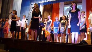 "Соловушки "  "Гимн учителю" выпускной ДШИ