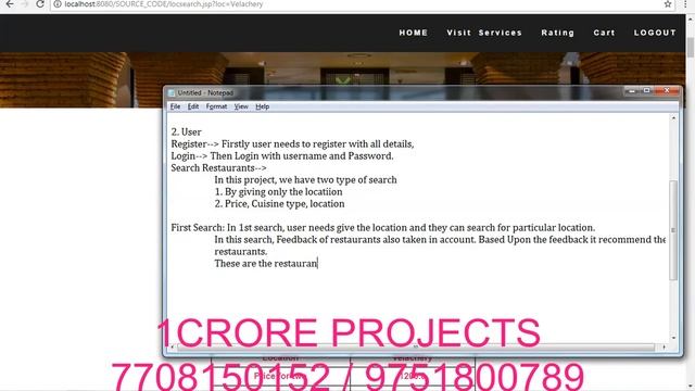 Food Recommendation System using Data Mining and SVM Classification - 1Crore Projects смотреть онлайн