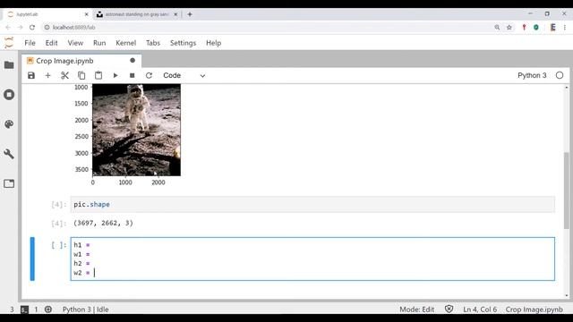 OpenCV Crop Image смотреть онлайн