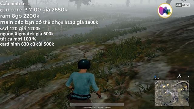 pc online test chơi game PUBG bằng card gt 630 cùi смотреть онлайн