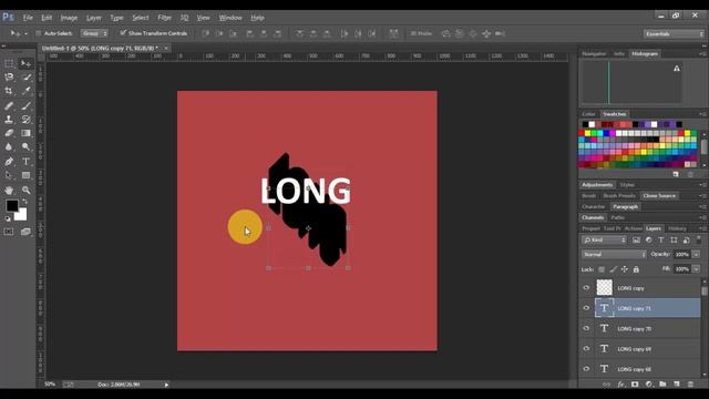 How To Make Long Shadow In Photoshop Any Version No Script or Plugin Simple Method смотреть онлайн
