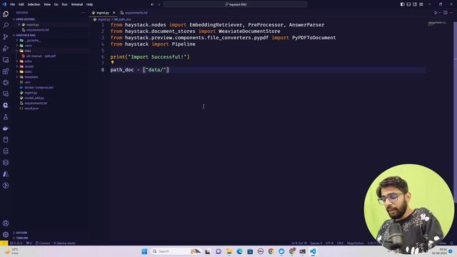 RAG Implementation using Mistral 7B, Haystack, Weaviate, and FastAPI