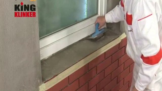 Монтаж клинкерных подоконников KING KLINKER смотреть онлайн