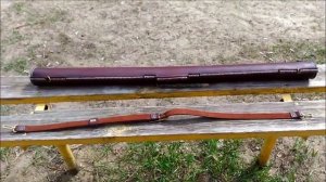 #109 Изделия из кожи: кожаный тубус под спиннинг.