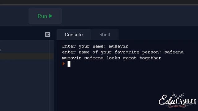 2.3|[hindi/urdu]coding challenge python|swap|print pattern|bill split|name generator|Musavir Khaliq