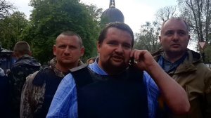 Сотник Микола докладывает министру об Одессе