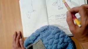 Шапка-ушанка для мальчика спицами