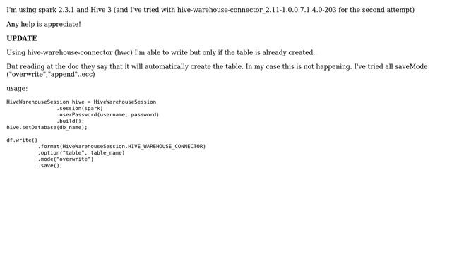 SQL Error: java.io.IOException: java.lang.IllegalArgumentException: bucketId out of range: -1 смотреть онлайн