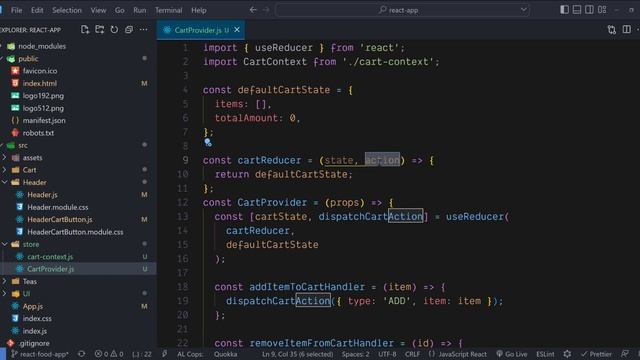 12. Adding Cart Reducer for Complex State - Chai Shop - React JS Project || Hindi || Coding Scenes смотреть онлайн