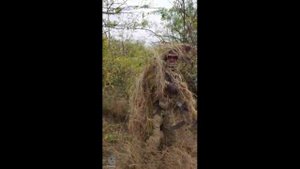 Маскировка снайпера МО РФ.