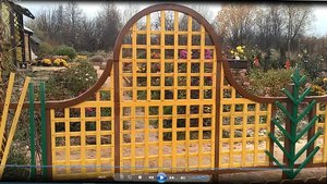 Пергола для клематисав и вьющихся растений своими руками.