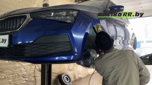 Антикоррозийная обработка DINITROL на Skoda Rapid в антикор-центре AntikoRR.by