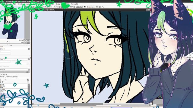 Как я стала художником || Разговорные рисовашки || Тигнари смотреть онлайн