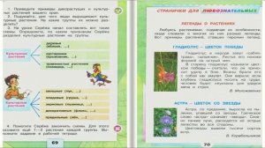 Дикорастущие и культурные растения. Окружающий мир. 2 класс, 1 часть. Учебник А. Плешаков стр. 68-7