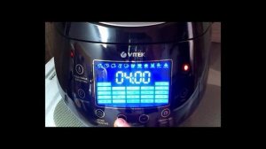 Мультиварка Vitek VT 4222 BK ЧЕСТНЫЙ ОБЗОР С GALOY Полный обзор Включение Работа меню Видео You Tub