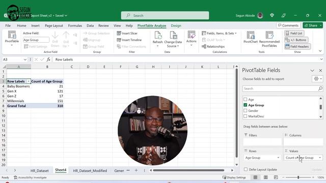 How to Create HR Reports Using Excel [2023 UPDATED] | HR Analytics in Excel