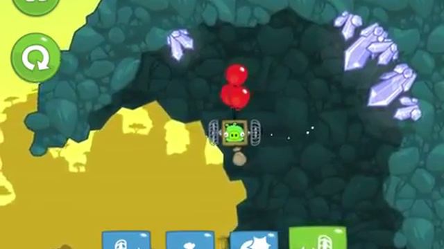 Angry Birds Bad Piggies - When Pigs Fly Level 12 смотреть онлайн