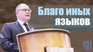 Благо иных языков Владимир Меньшиков