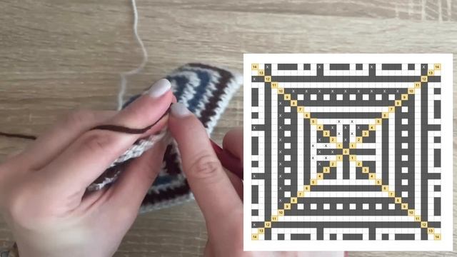 Бесконечная мозаичная плитка: практикум по вязанию из центра смотреть онлайн