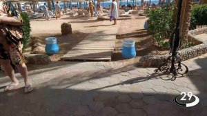 Отель Марлин Инн Египет Хургада до моря ровно минута. Дорога к морю в реальном времени Marlin inn