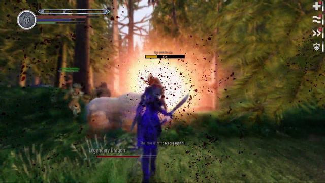 Skyrim SE 2020 Dragonborn VS Legendary Dragon смотреть онлайн