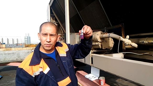 Тест масла на кислотность, мойка чиллера. смотреть онлайн