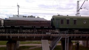 Финляндский путепровод недалеко от Хрустальной улицы