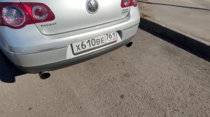 Звук выхлопа на 3.2 vr6. Пассат б6