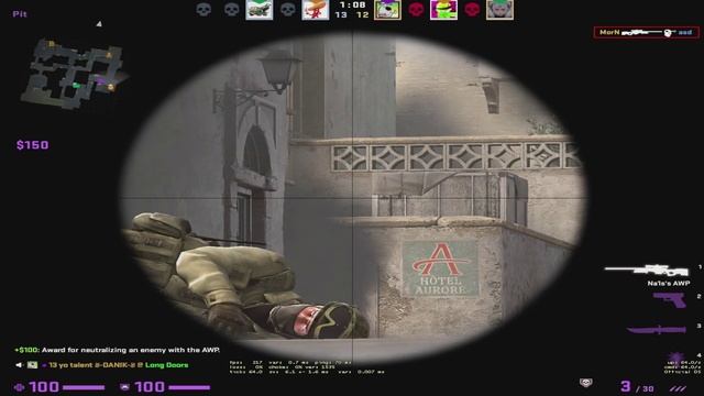 Саппорты с AWP тоже умеют настреливать фраги (CS:GO)