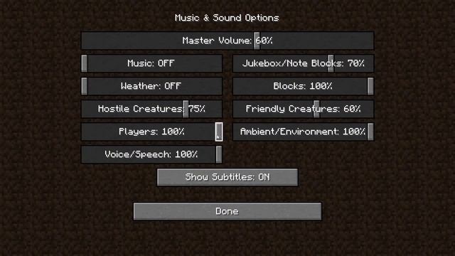 How To Turn Player Sounds On  Off In Minecraft! - How To EnableDisable Player Sounds In Minecraft
