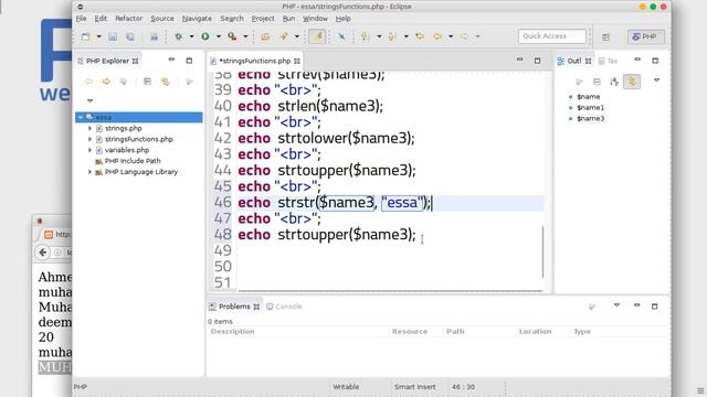 28 PHP scripting language  String Functions