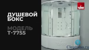 Обзор душевого бокса Timo Lux T-7755