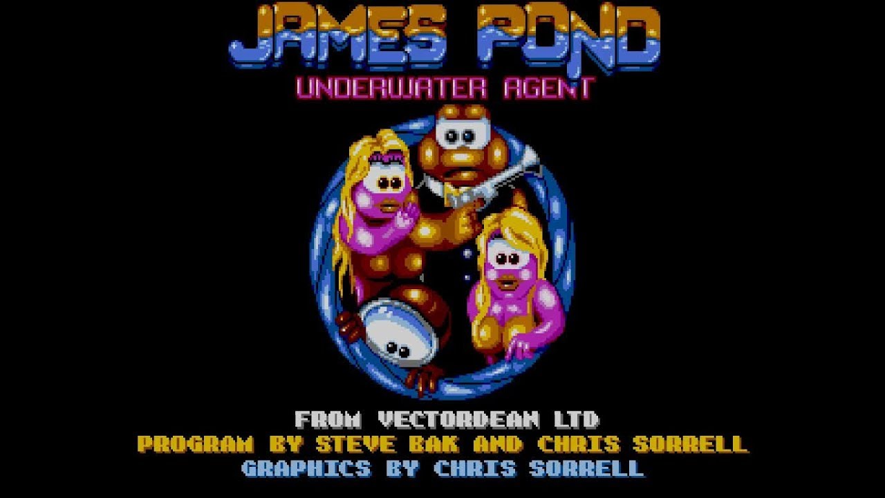 James Pond - Underwater Agent полное прохождение веселой головоломки Sega Mega Drive / Genesis / GEN